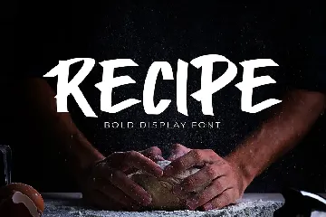 Recipe Bold Display Font