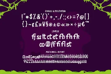 Broomstick - Scary Horror Font