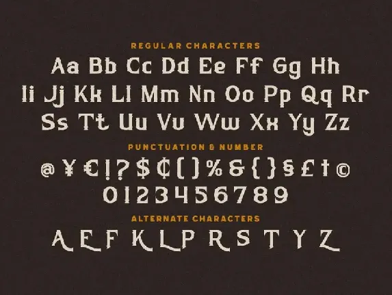 Cikond - Medieval Display Font