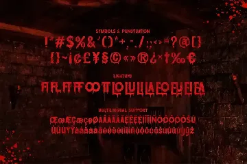 Grimes Blood - Scary Blood Font