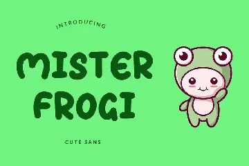 Mister Frogi Display Font