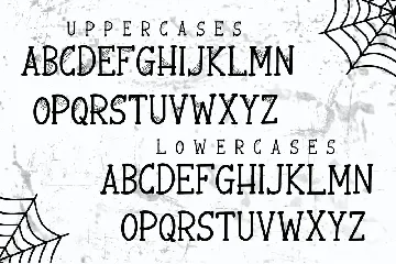 Spooky Webbie - Fun Serif With Web font