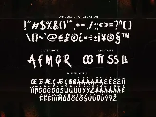 Deadfory - Horror  And Scary Font