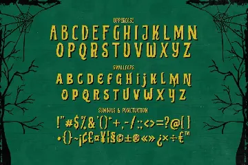 Creaky - Horror Display font