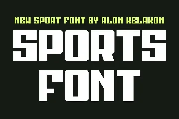 Work Sports font