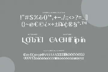 Leoklyin - Sans Serif Display Typeface font