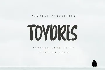 Toydres - Playful Sans Serif font