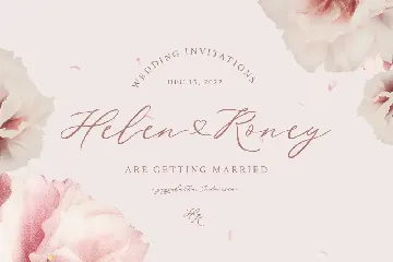 Della Brian - Lovely Wedding Font