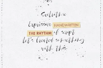 Sailritme - Handwritten Script font