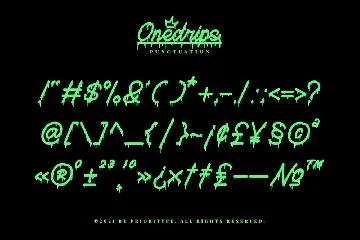 Onedrips - Graffiti Script Fonts