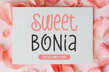 Sweet Bonia - A Display Font