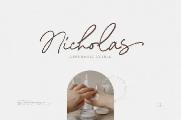 Mellodate - Signature Script font