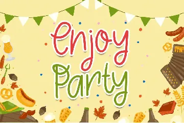 Friday Party - Quirky Handwritten font