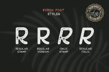 Peron - Modern Vintage | 4 Fonts