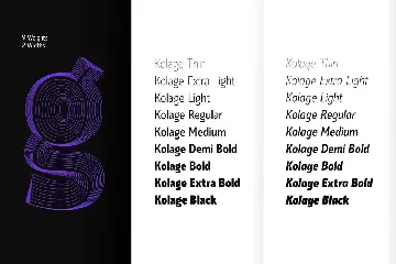 Kolage font