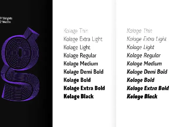 Kolage font