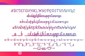 The Bextrias Script font