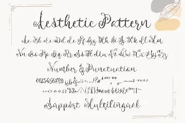 Aesthetic Pattern - A Duo Font