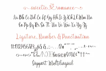 Sweetie Romance - A Duo Font