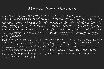 Magreb font