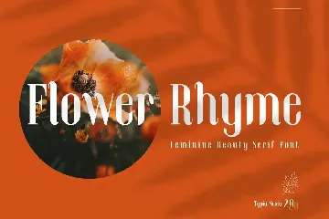 Flower Rhyme - Romantic Serif font