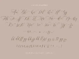 Hallmarks - Beautiful Calligraphy font