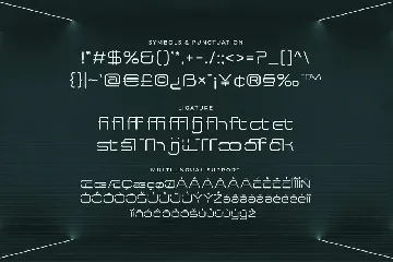 Methanerse - A Futuristic Font