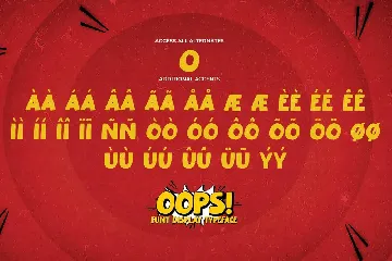 Oops - Fun Display Typeface font