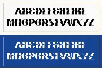 Niran - Stylish Experimental Display font