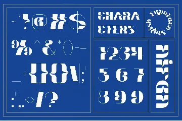 Niran - Stylish Experimental Display font