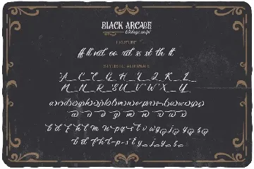 Black Arcade Font Pack (Vintage Font Combination)