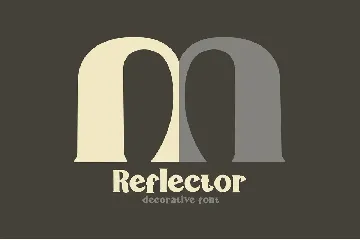 Reflector font