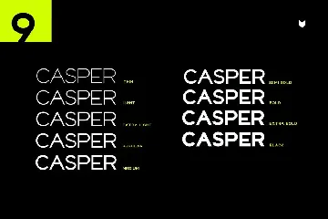 Casper Typeface font