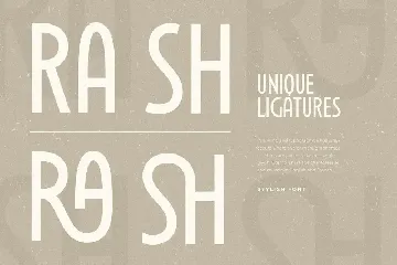 Stylish - Unique Ligature Font