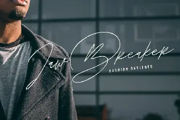 Breakloft Signature font