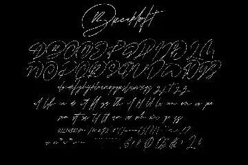 Breakloft Signature font