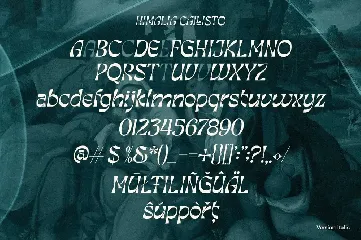 Himalia Callisto font