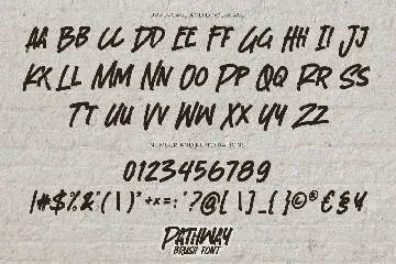 PATHWAY - Brush Font