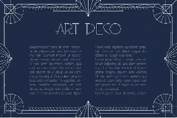 Rosaline - Art Deco Display font