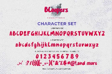 Bloopers - Fun Display Typeface font