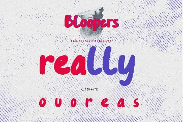 Bloopers - Fun Display Typeface font