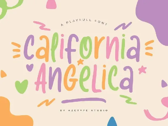 California Angelica font