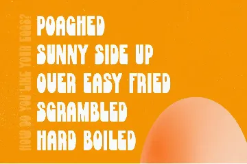 Eggciting Typeface font