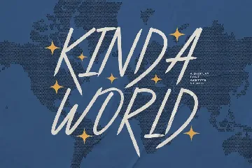 Kinda World font