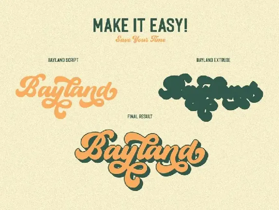 The Bayland - Retro Font