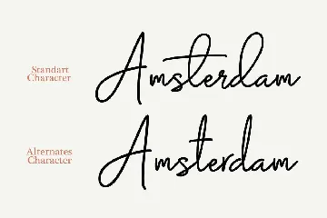 Waterland Signature font