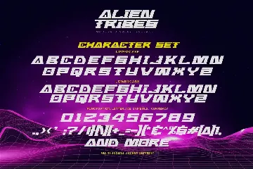 ALIEN TRIBES - Modern Display Typeface font