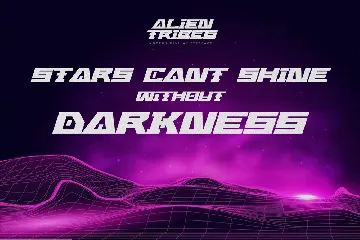 ALIEN TRIBES - Modern Display Typeface font