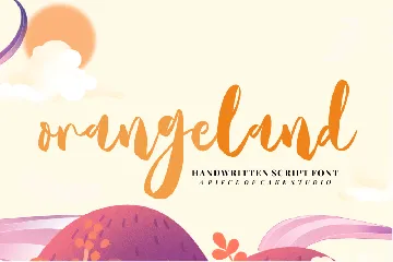 Orangeland - A Script Font