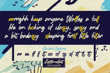 Kostanalliet - Authentic Brush Font